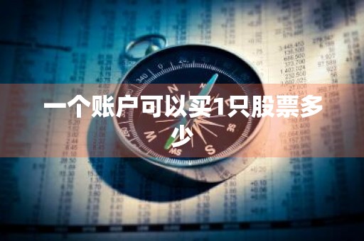 一个账户可以买1只股票多少