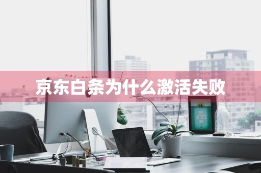 京东白条为什么激活失败