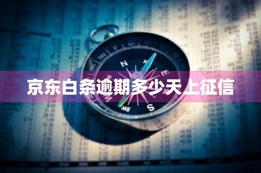京东白条逾期多少天上征信