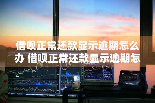 借呗正常还款显示逾期怎么办 借呗正常还款显示逾期怎么办呢