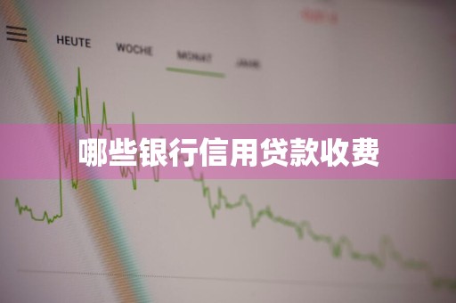 哪些银行信用贷款收费
