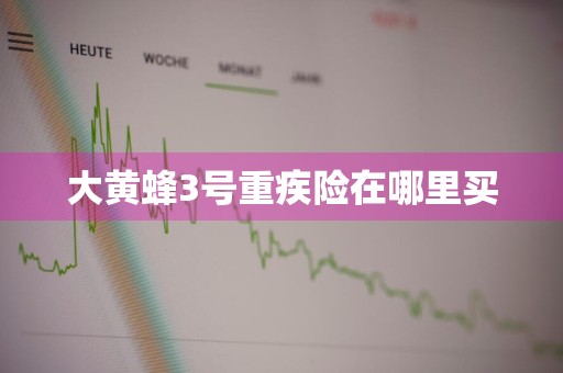 大黄蜂3号重疾险在哪里买