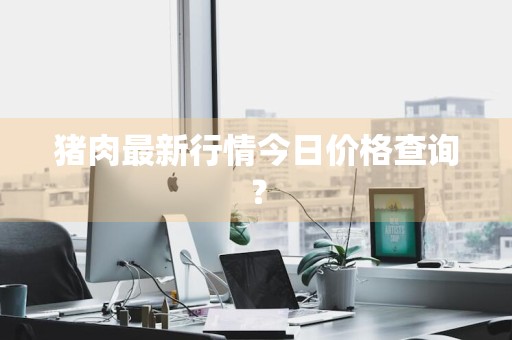 猪肉最新行情今日价格查询？